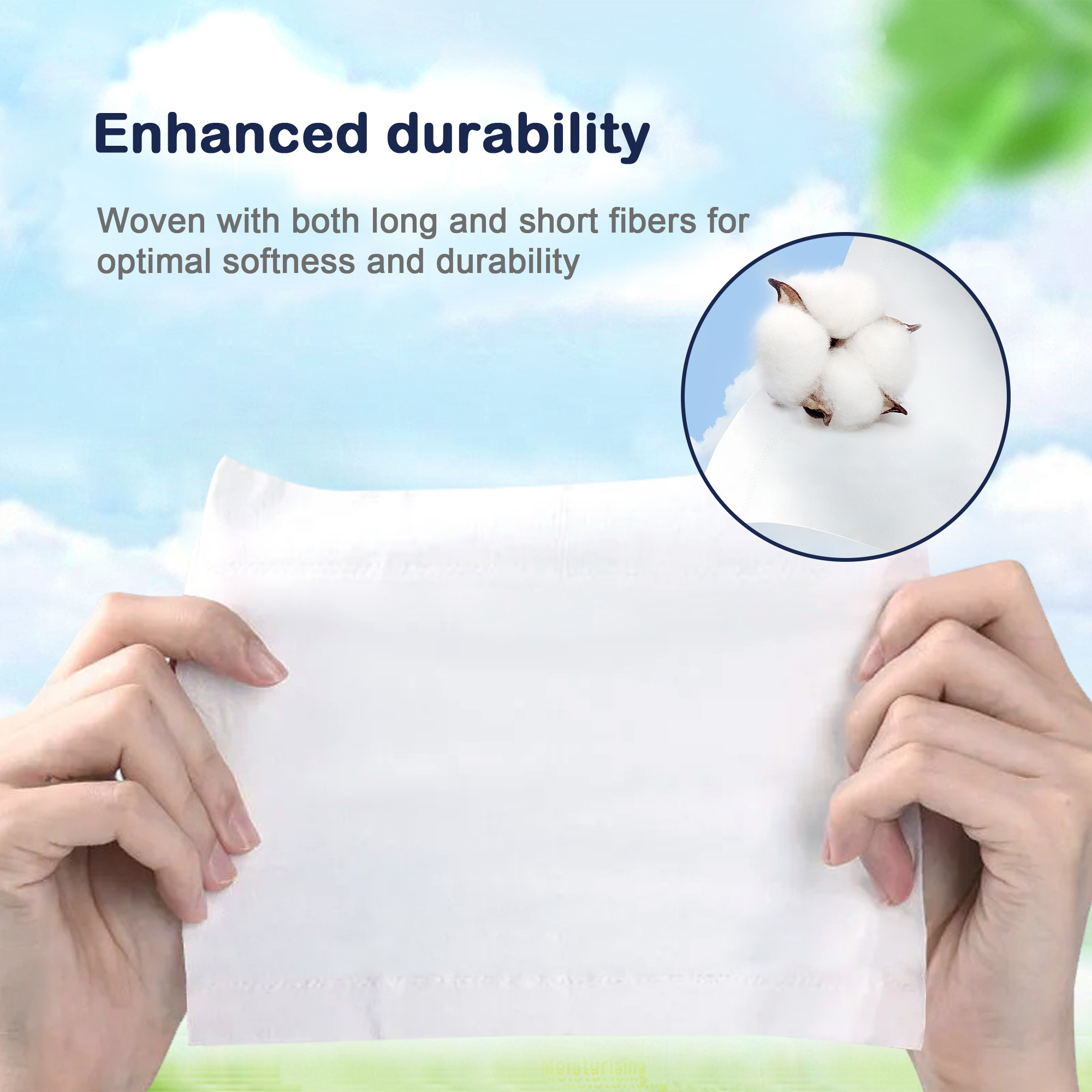 Mouchoirs en boîte carton (17*19cm * 250 tirages)