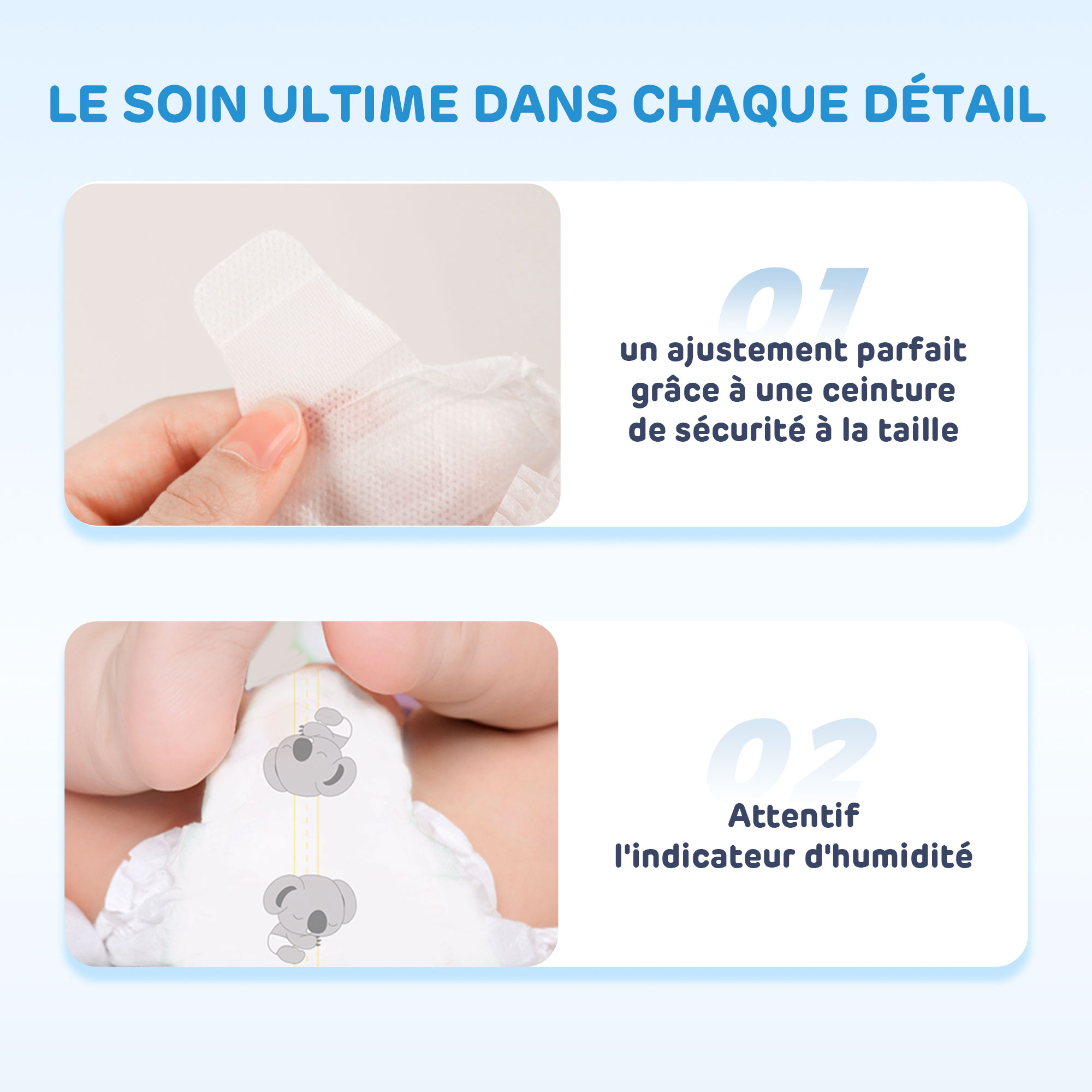 Couche pour Bébé 01 (Emballage moyen）