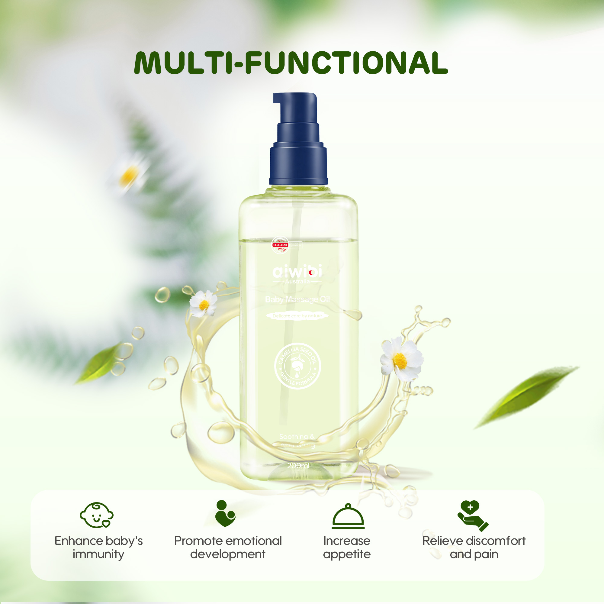 Huile de massage pour bébé