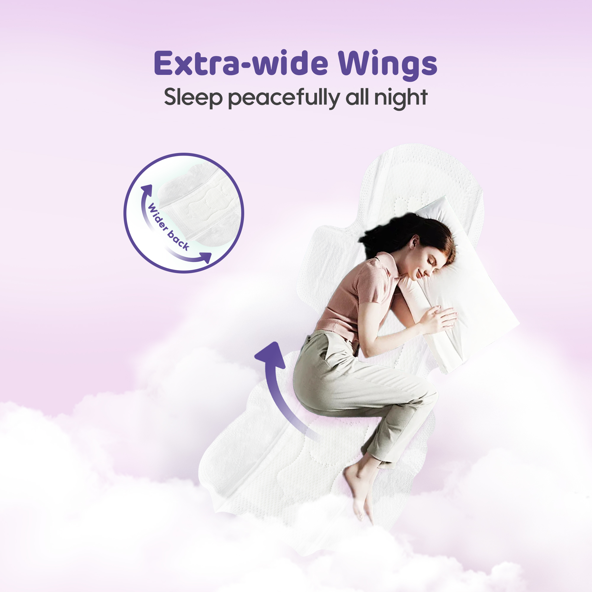 Serviettes Hygiéniques (noyau absorbant * 330mm de 8 serviettes)