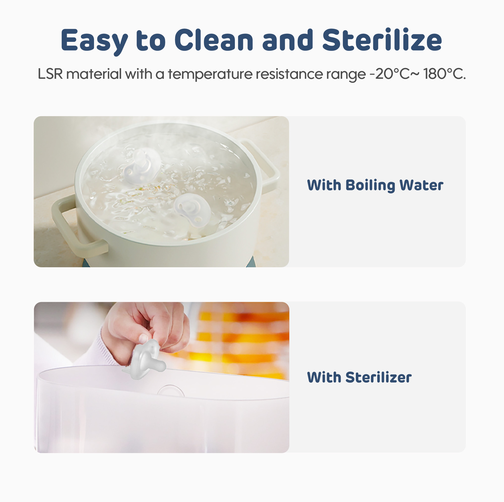 Sucette apaisante pour bébé