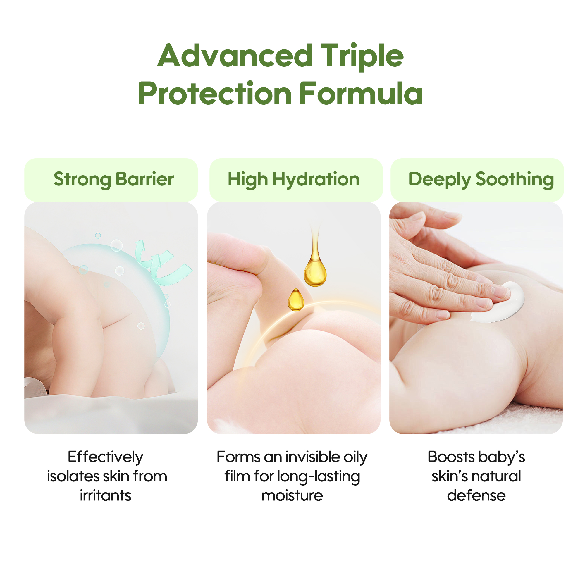 Crème pour l'érythème fessier Nurture Nut pour bébé