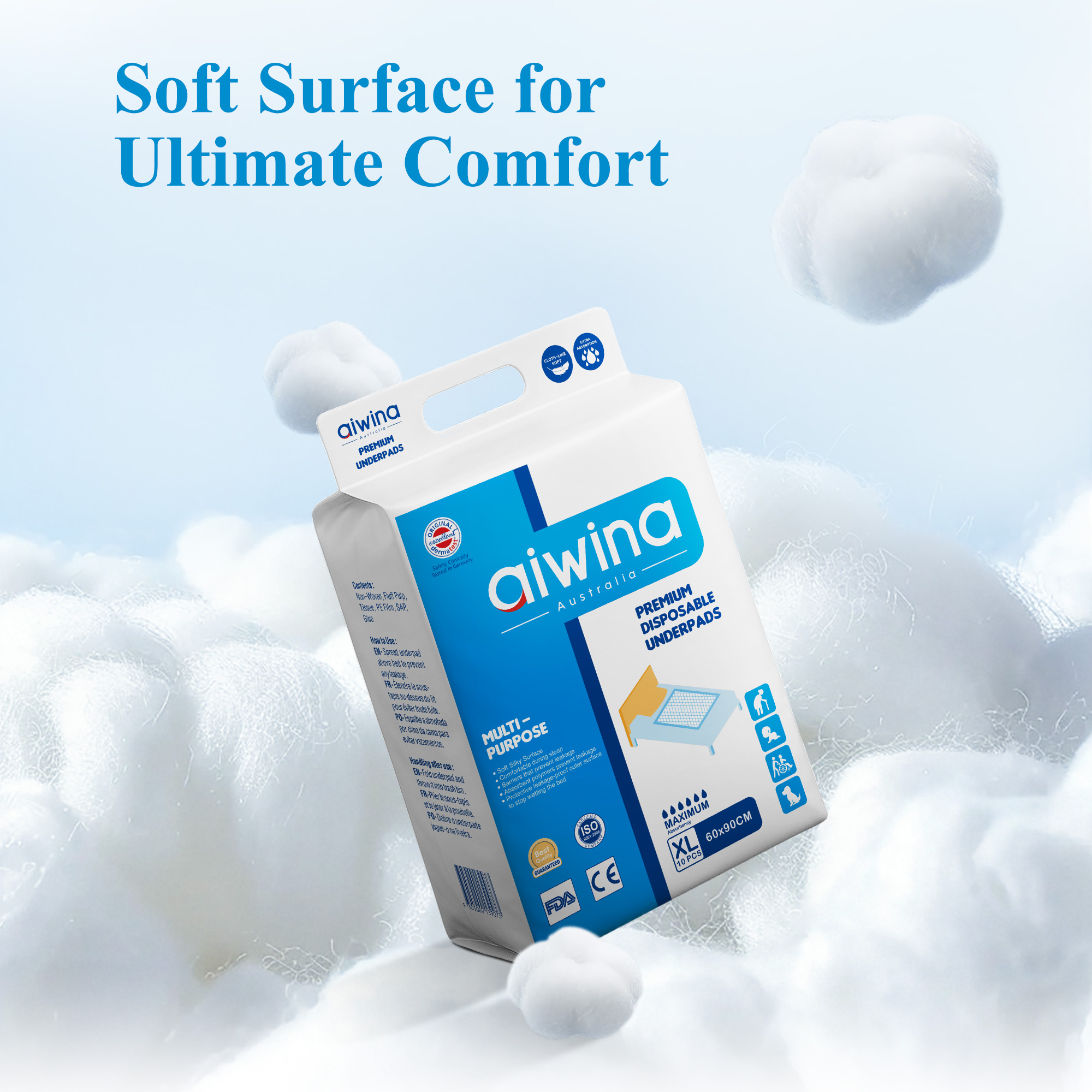 Alèses jetables pour adultes (900*600mm)