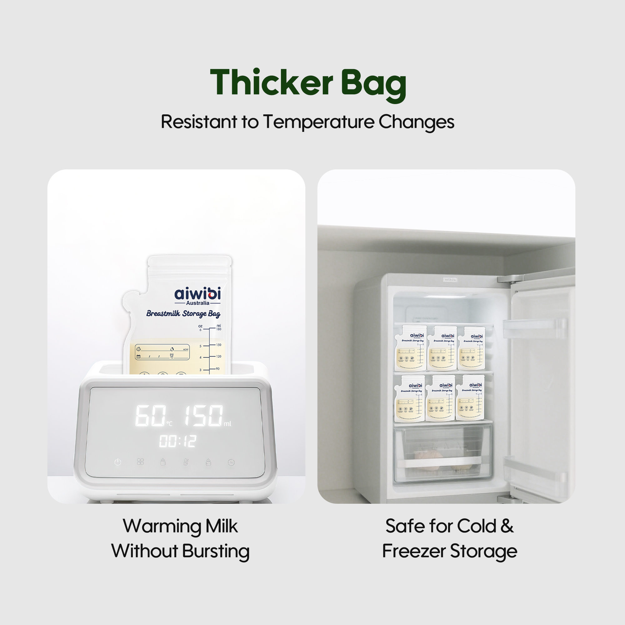 Sachets jetables de conservation du lait maternel (30 sachets)